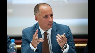 Константин Анатольевич Бабкин, промышленник и совладелец завода Ростсельмаш на закрытом совещании в Госудуме.